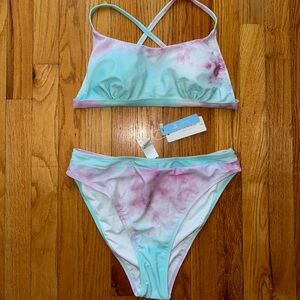 BRAND NEW with Tags High Waisted Two-Piece Swimsuit